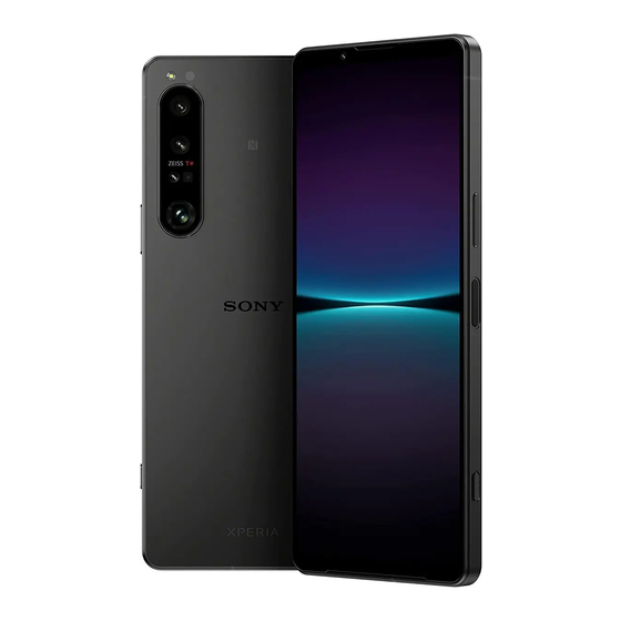 Sony Xperia 1 IV XQ-CT54 Manuales