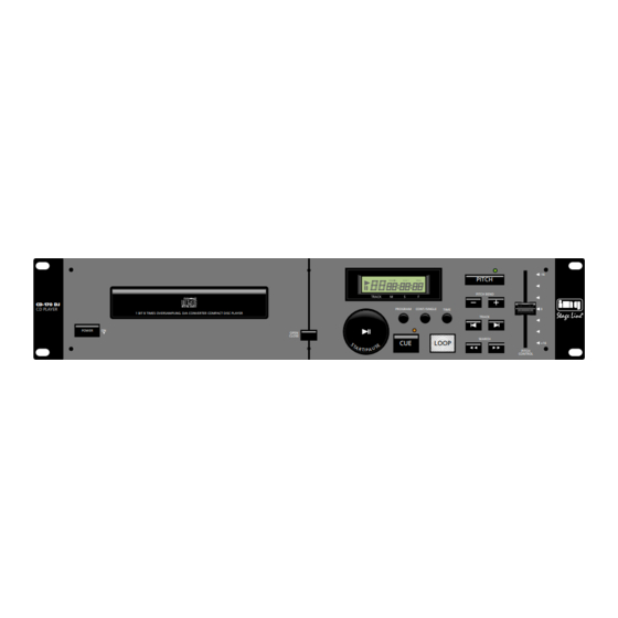 IMG STAGELINE CD-170DJ Manual De Instrucciones