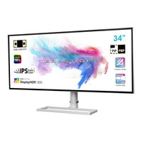 MSI Prestige PS341WU 3DA1 Manual Del Usuario
