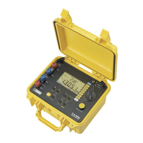 Chauvin Arnoux C.A 6255 Manual De Instrucciones