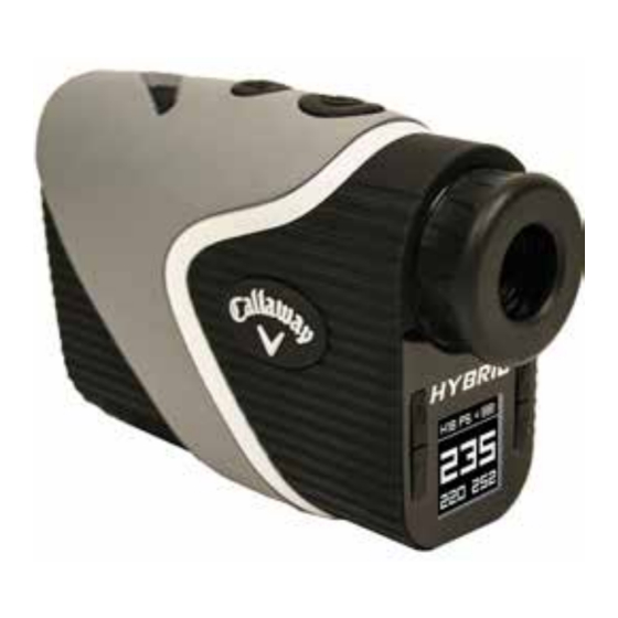 Callaway Hybrid Manual Del Usuario