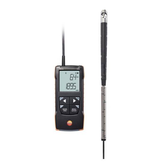 testo 416 Manual De Instrucciones