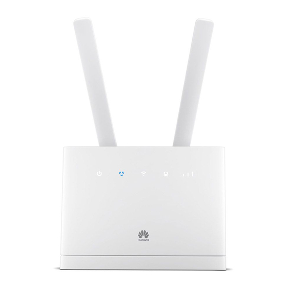Huawei B315 LTE CPE Guia De Inicio Rapido