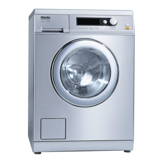 Miele professional PW 6055 AV Manuales