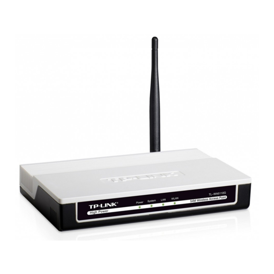 TP-Link TL-WA5110G V2 Manual De Instrucciones