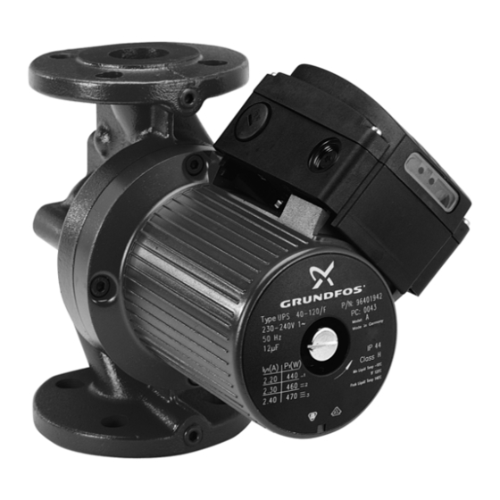 Grundfos UPS 200 Serie Instrucciones De Instalación Y Funcionamiento