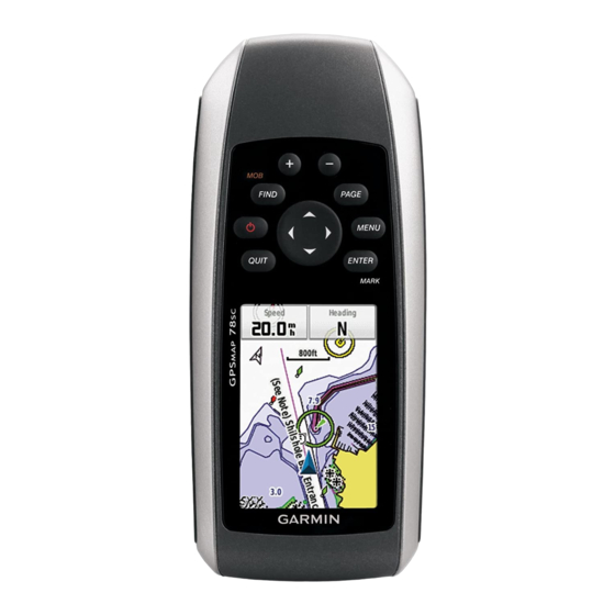 Garmin GPSMAP 78 Serie Guia De Inicio Rapido