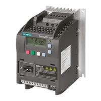 Siemens SINAMICS V20 6SE6400-3CC00-6AD3 Instrucciones De Servicio