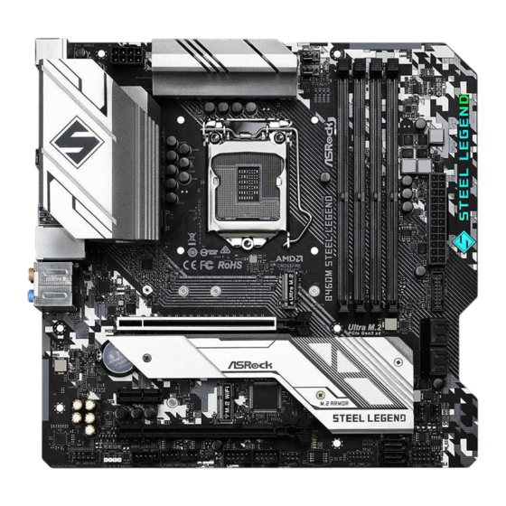 ASROCK B460M Steel Legend Manual De Instrucciones