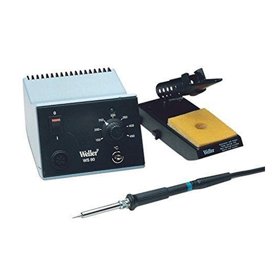 Weller WS 50 Instrucciones Para El Manejo