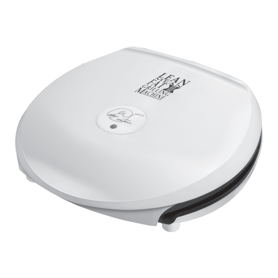George Foreman GR30 Manual Del Usuario