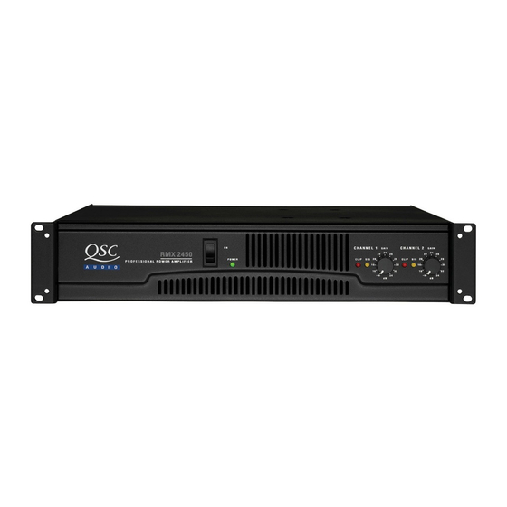 QSC Audio RMX 850 Manual Del Usuario