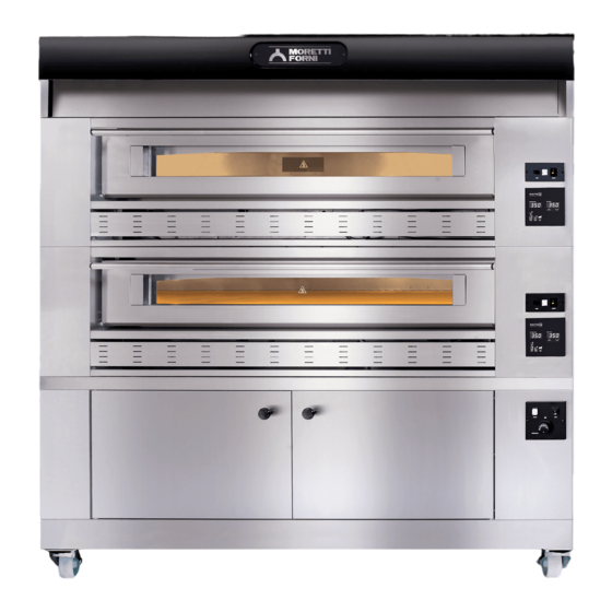 Moretti Forni P110G Manual Instrucciones