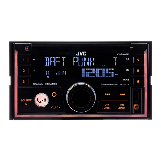 JVC KW-R940BTS Manual De Instrucciones