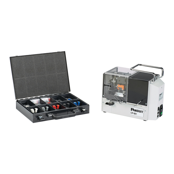 Panduit CP-881 Manual De Instrucciones