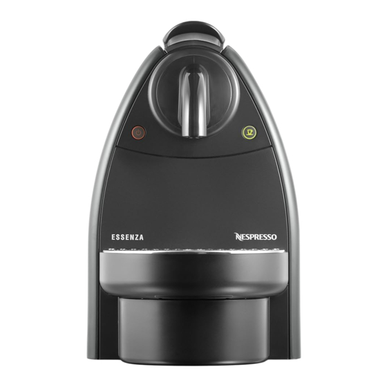 Nespresso ESSENZA Manual Del Usuario