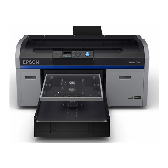 Epson SC-F2100 Serie Manual De Usuario