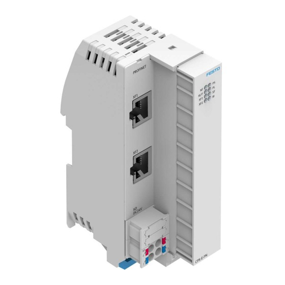 Festo CPX-E-PN Manual Del Usuario