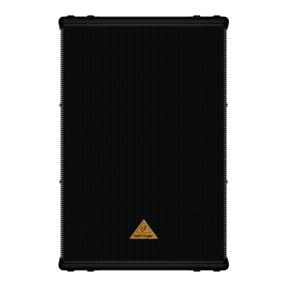 Behringer EUROLIVE B1520DSP Manual De Uso