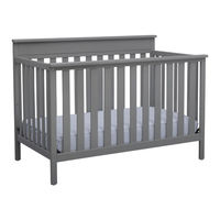 Delta Children 4 in1 Convertible Crib Manual De Instrucciones