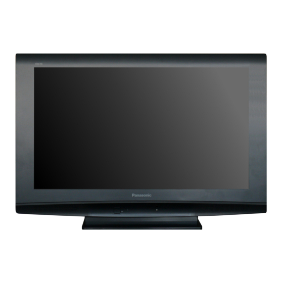 Panasonic TX-26LE8F Manual De Instrucciones