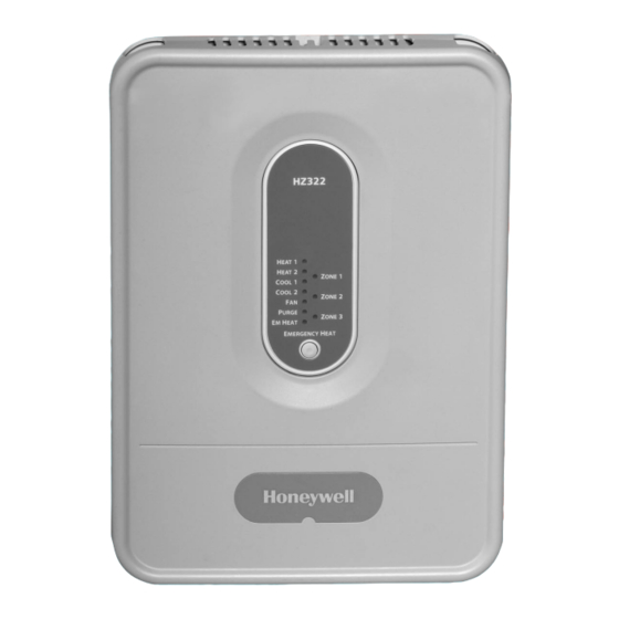 Honeywell TrueZONE HZ322 Guía De Instalación Profesional