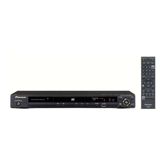 Pioneer DV-610AV-S Manual De Instrucciones