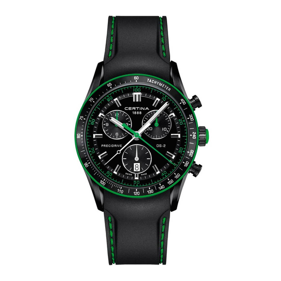 Certina PRECIDRIVE Manual De Uso