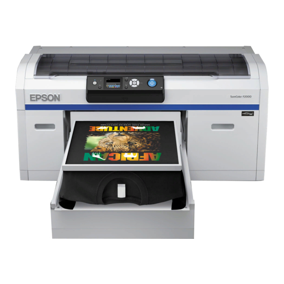 Epson SureColor F2000 Serie Manual Del Usuario