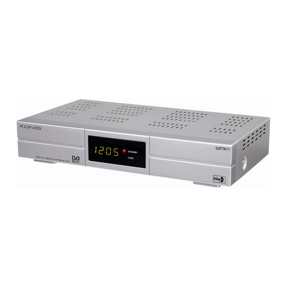 König Electronic SDFTA11 Manual De Usuario