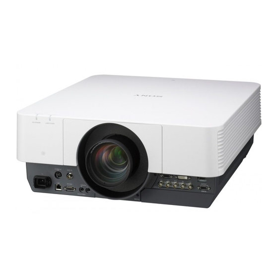 Sony VPL-FH500 Manual De Instrucciones