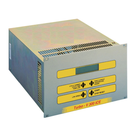 Varian Turbo-V 300 ICE Manual De Instrucciones