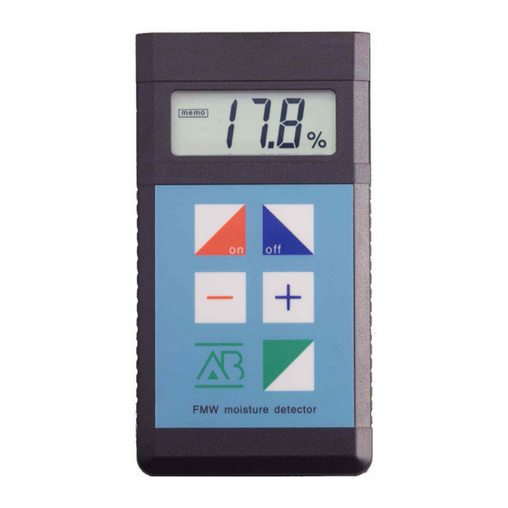 PCE Instruments FMW-B Instrucciones De Uso