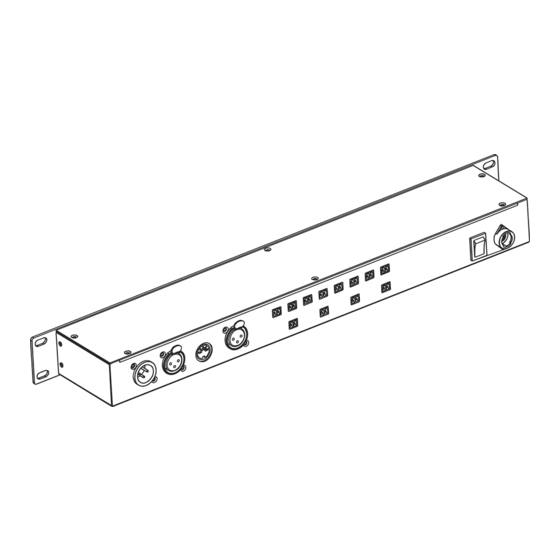 SHOWTEC DR Pro Rack V1 Manual Del Usuario