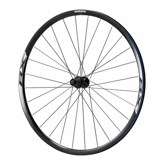 Shimano WH-RX31 Manual Del Distribuidor