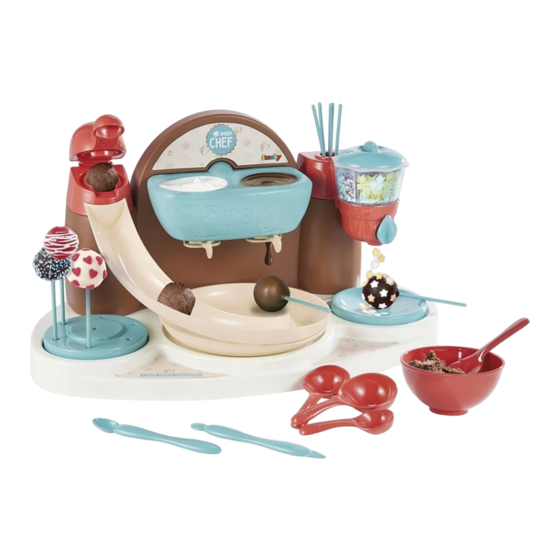 Smoby Chef Cake Pops Factory Manual De Instrucciones