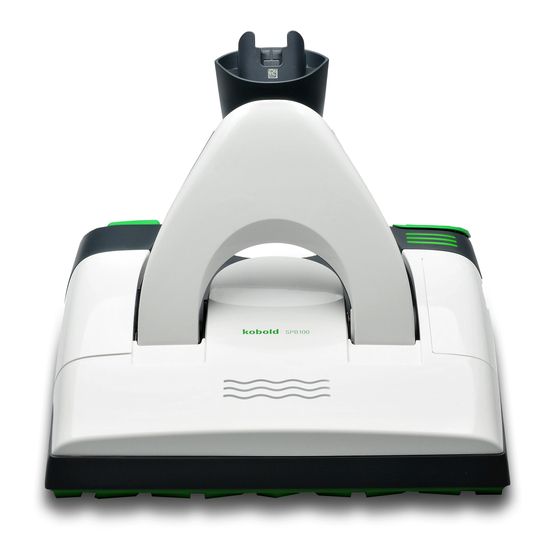 Vorwerk kobold SPB100 Manual De Instrucciones