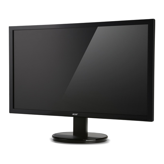 Acer K222HQL Guia De Inicio Rapido