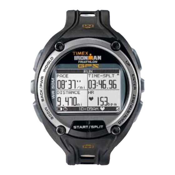 Timex IRONMAN Global Trainer Bodylink Guia De Inicio Rapido