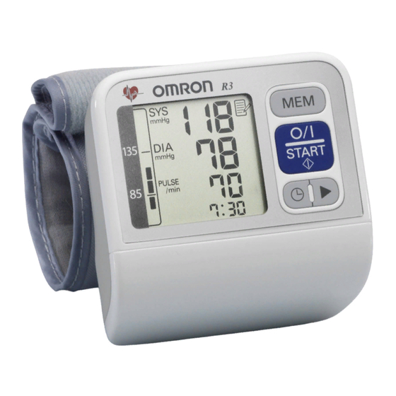 Omron R3 Manual De Instrucciones