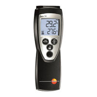 testo 720 Manual De Instrucciones