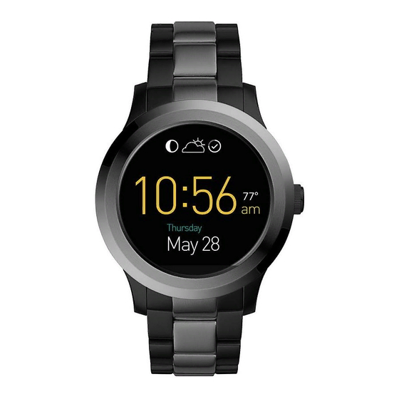 Fossil Q Crewmaster Guia De Inicio Rapido