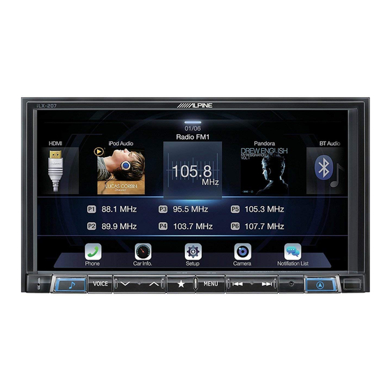 Alpine iLX-207 Manual De Instalación