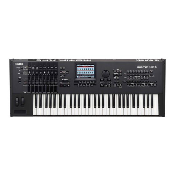 Yamaha MOTIF XF6 Manual Complementario