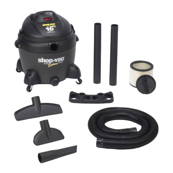 Shop-Vac 586 Serie Manuales