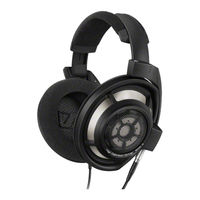 Sennheiser HD 800 S Instrucciones De Manejo