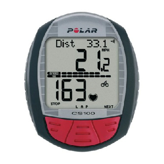 Polar CS100b Manual Del Usuario
