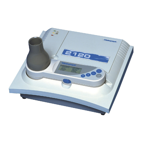 Vitalograph 2120 Instrucciones Para El Usuario