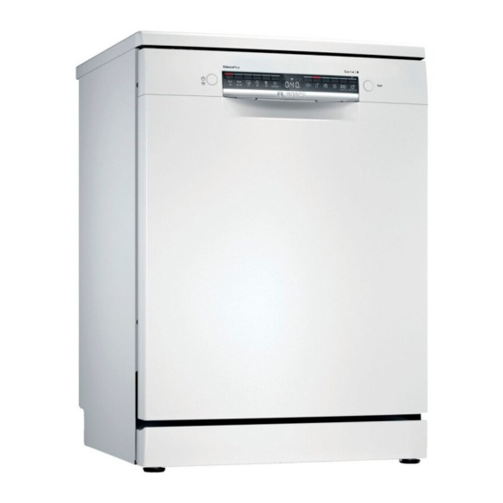 Bosch SMS4EMW00E Manual De Usuario