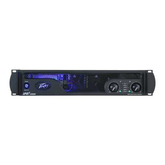 Peavey IPR2 5000 Manual De Operación
